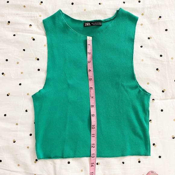 Zara Green Top - Picture 4 of 5
